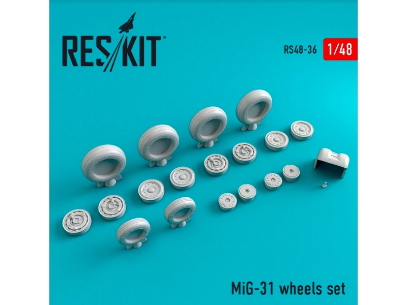 Mig-31 Wheels Set - zdjęcie 1 Mig-31 Wheels Set - zdjęcie 1