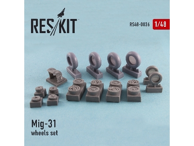 Mig-31 Wheels Set - zdjęcie 2