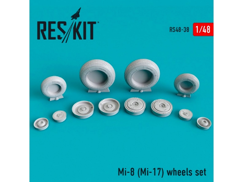Mi-8 (Mi-17) Wheels Set - zdjęcie 1