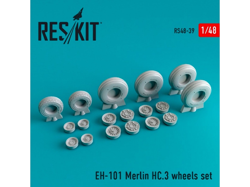 Eh-101 Merlin Hc.3 Wheels Set - zdjęcie 1 Eh-101 Merlin Hc.3 Wheels Set - zdjęcie 1