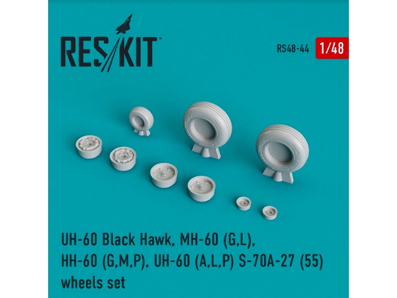 Uh-60 (All Versions) Wheels Set - zdjęcie 1