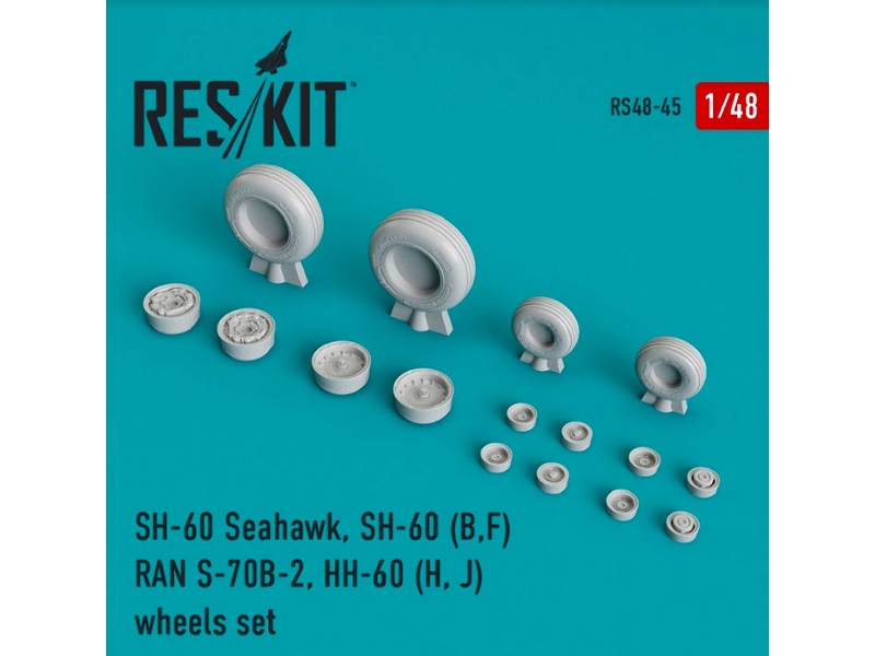 Sh-60 (All Versions) Wheels Set - zdjęcie 1 Sh-60 (All Versions) Wheels Set - zdjęcie 1