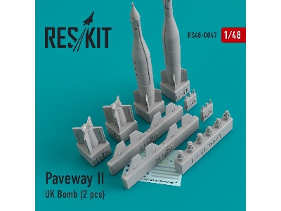 Paveway-ii (Uk) Bomb (2 Pcs) (Tornado, Eurofighter,buccaneer, Harrier ) - zdjęcie 1