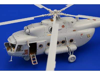  Mi-8 Hip exterior 1/72 - Hobby Boss - blaszki - zdjęcie 2