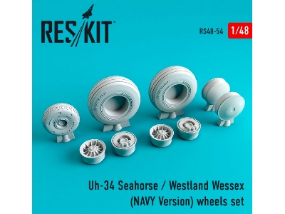 Uh-34 Seahorse / Westland Wessex (Navy Version) Wheels Set - zdjęcie 1