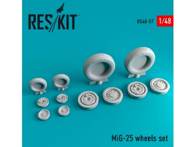 Mig-25 Wheels Set - zdjęcie 1