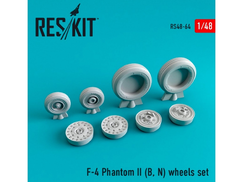 F-4 Phantom Ii (B, N) Wheels Set - zdjęcie 1 F-4 Phantom Ii (B, N) Wheels Set - zdjęcie 1
