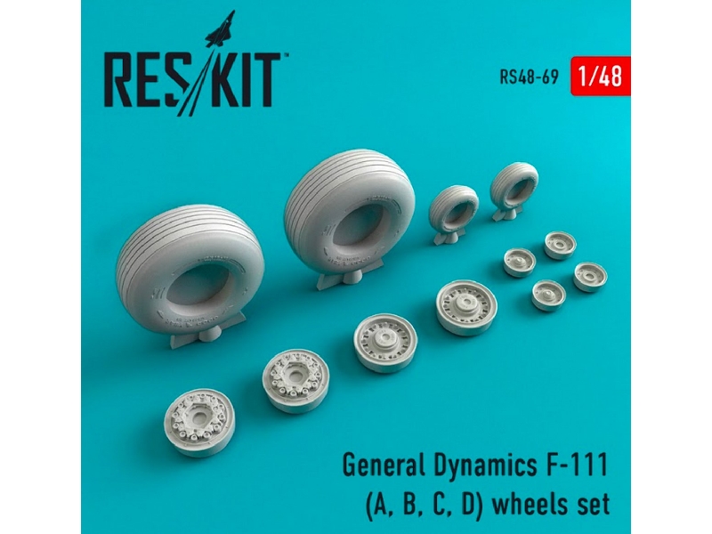 General Dynamics F-111 (A, B, C, D) Wheels Set - zdjęcie 1 General Dynamics F-111 (A, B, C, D) Wheels Set - zdjęcie 1