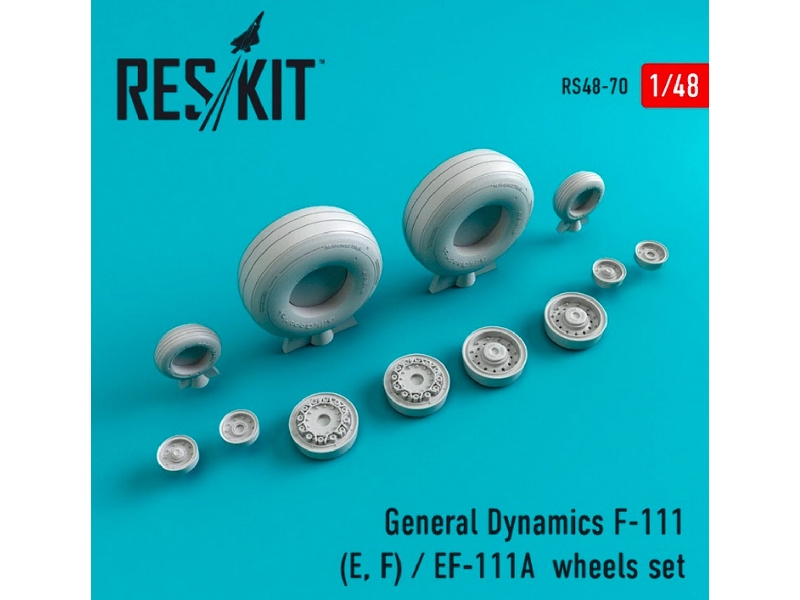 General Dynamics F-111 (E, F) / Ef-111a Wheels Set - zdjęcie 1