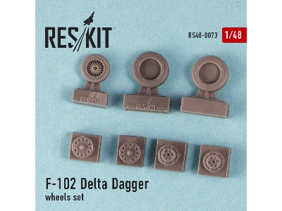 Convair F-102 Delta Dagger Wheels Set - zdjęcie 2