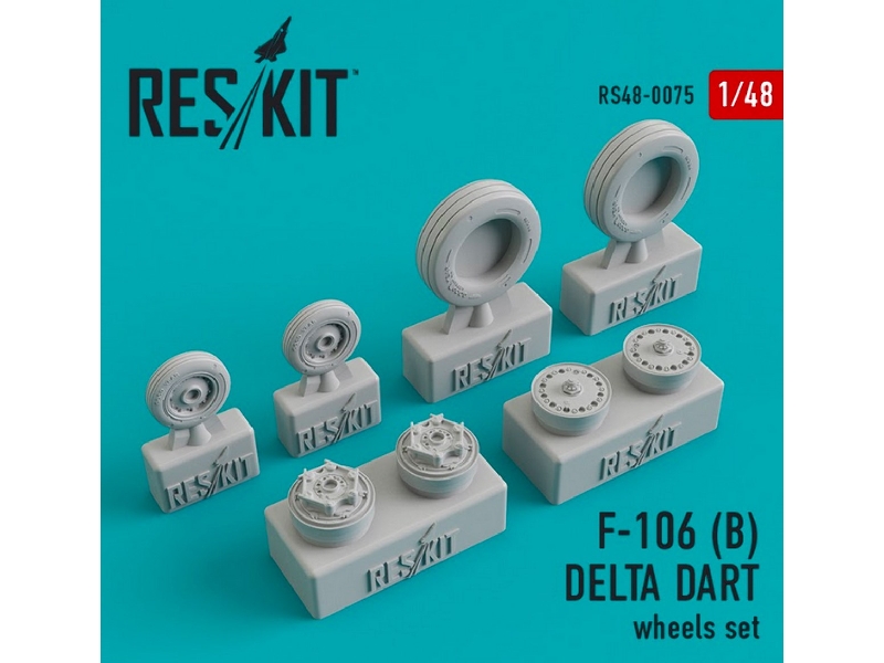 Convair F-106 (B) Delta Dart Wheels Set - zdjęcie 1