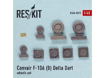 Convair F-106 (B) Delta Dart Wheels Set - zdjęcie 2