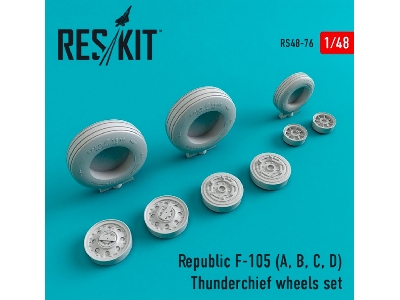 Republic F-105 (A, B, C, D) Thunderchief Wheels Set - zdjęcie 1