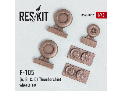 Republic F-105 (A, B, C, D) Thunderchief Wheels Set - zdjęcie 2