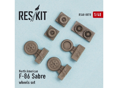 North American F-86 Sabre Wheels Set - zdjęcie 2