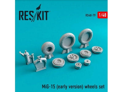 Mig-15 (Early Version) Wheels Set - zdjęcie 1