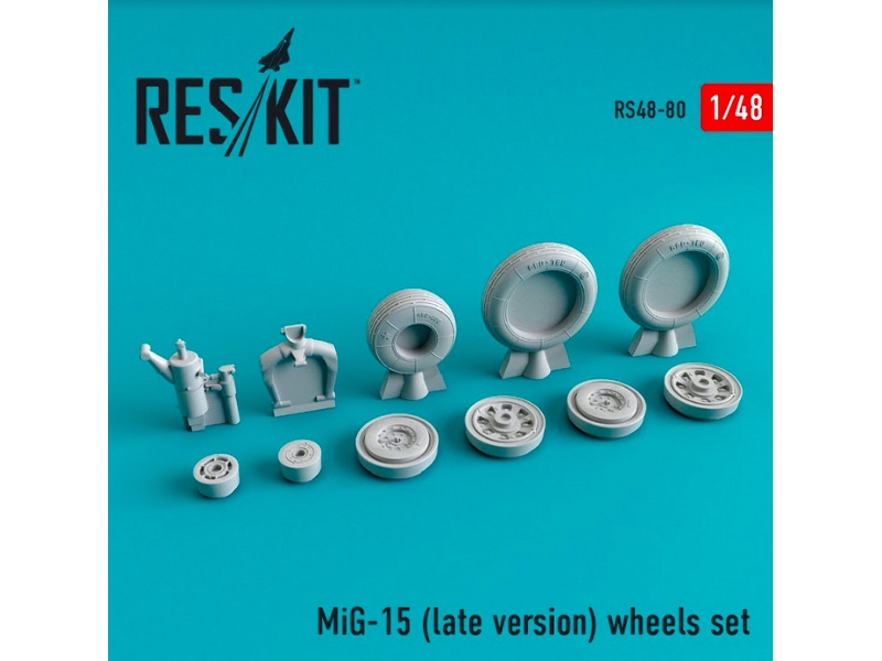 Mig-15 (Late Version) Wheels Set - zdjęcie 1 Mig-15 (Late Version) Wheels Set - zdjęcie 1