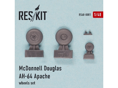 Mcdonnell Douglas Ah-64 Apache Wheels Set - zdjęcie 2