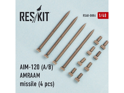 Aim-120 (A/B) Amraam Missile (4 Pcs) (F-15a/C/D/E, F-16a/C, F/A-18a/C) - zdjęcie 2