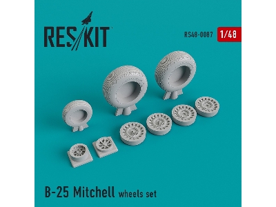 North American B-25 Mitchell Wheels Set - zdjęcie 1