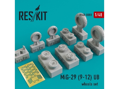 Mikoyan Mig-29 (9-12) Ub Wheels Set - zdjęcie 1