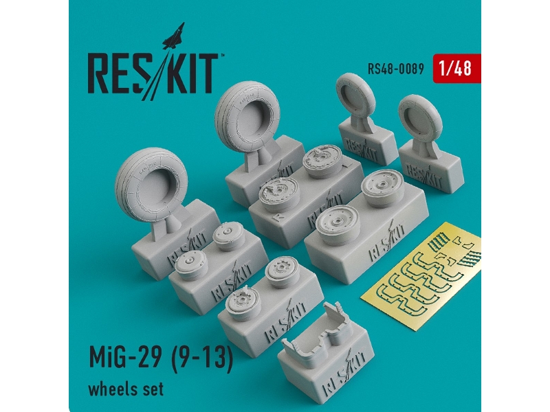 Mikoyan Mig-29 (9-13) Wheels Set - zdjęcie 1 Mikoyan Mig-29 (9-13) Wheels Set - zdjęcie 1