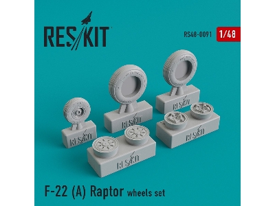 F-22 (A) Raptor Wheels Set - zdjęcie 1