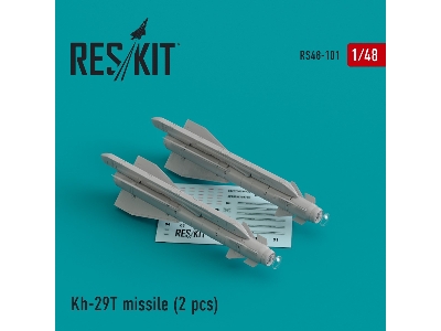 Kh-29t (As-14b 'kedge) Missile (2 Pcs) Su-17, Su-25,su-24, Su-34, Su-30, Su-39, Mig-27, Yak-130, Mirage F.1 - zdjęcie 1