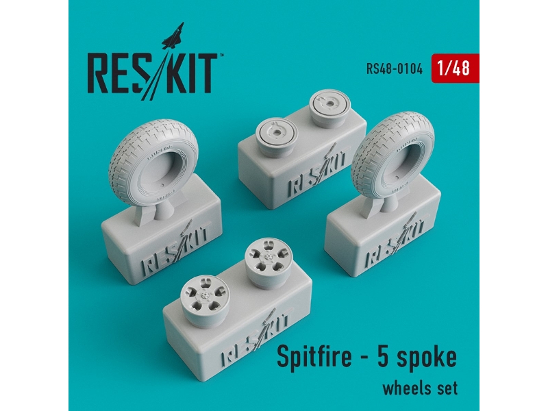 Spitfire - 5 Spoke Wheels Set - zdjęcie 1