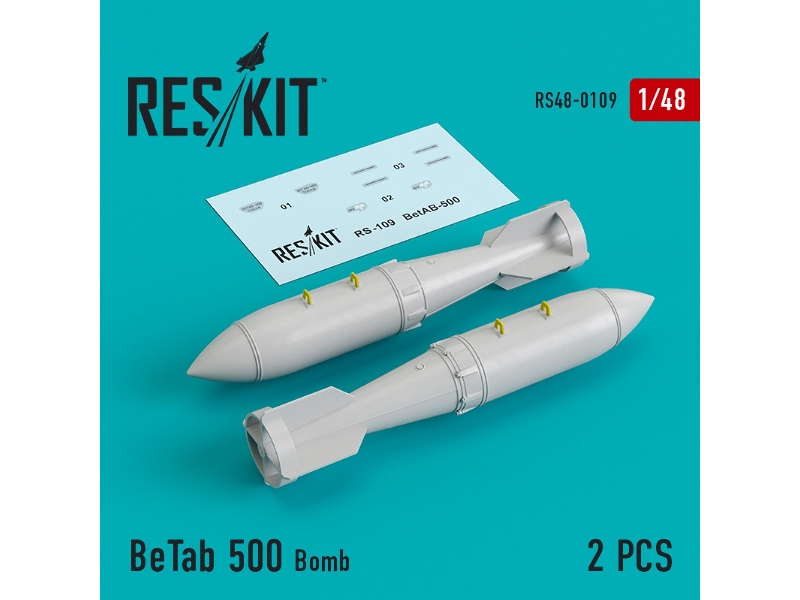 Betab 500 Bomb (2 Pcs) (Su-17/24/25/34, Mig-27) - zdjęcie 1 Betab 500 Bomb (2 Pcs) (Su-17/24/25/34, Mig-27) - zdjęcie 1