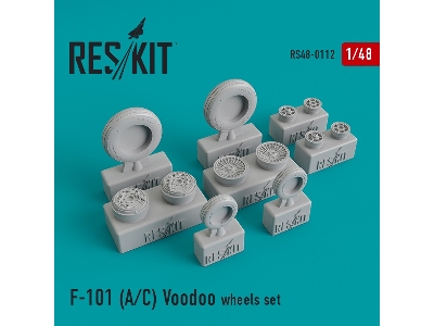 Mcdonnell F-101 (A/C) Voodoo Wheels Set - zdjęcie 1