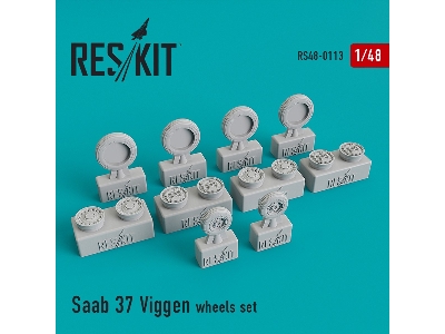 Saab 37 Viggen Wheels Set - zdjęcie 1