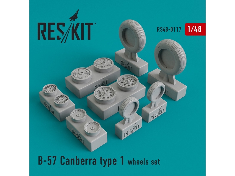 B-57 Canberra Type 1 Wheels Set - zdjęcie 1 B-57 Canberra Type 1 Wheels Set - zdjęcie 1
