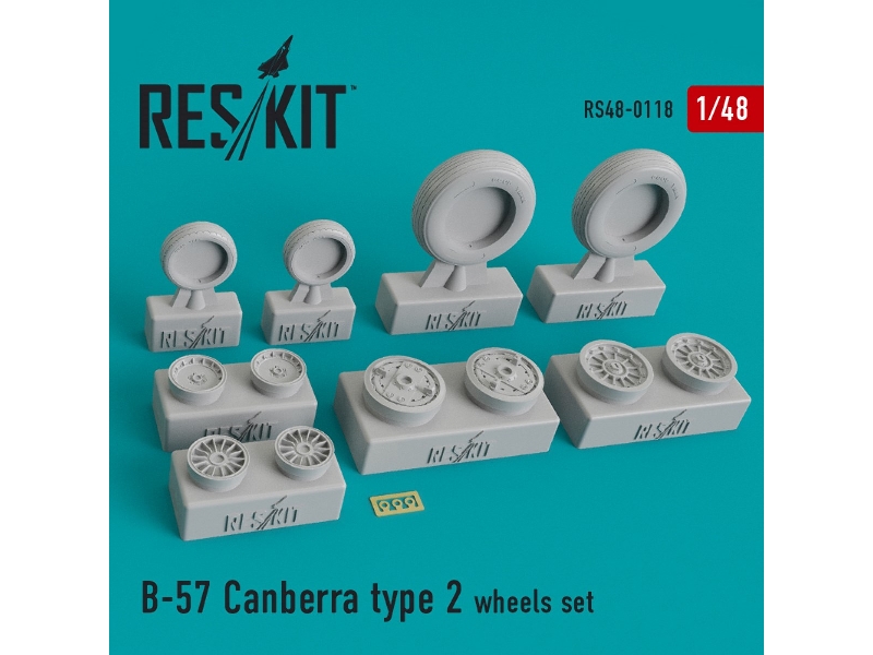B-57 Canberra Type 2 Wheels Set - zdjęcie 1 B-57 Canberra Type 2 Wheels Set - zdjęcie 1