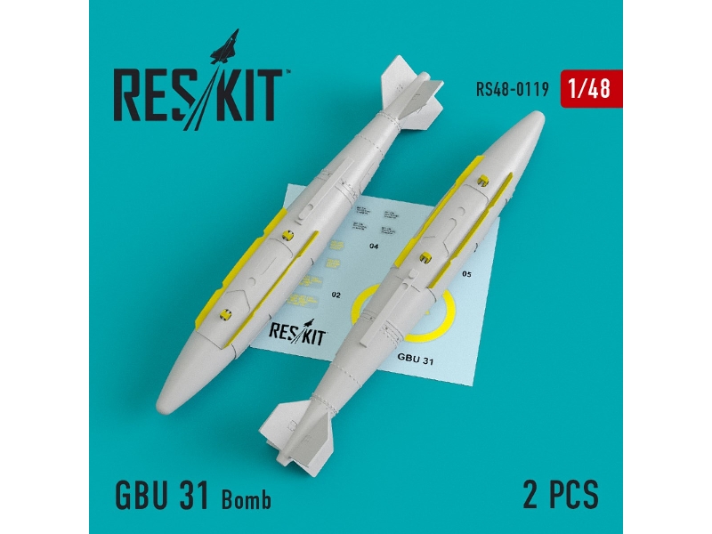 Gbu 31 Bomb (2 Pcs) (A-10, B-1, B-2, F-15, F-16, F-35) - zdjęcie 1 Gbu 31 Bomb (2 Pcs) (A-10, B-1, B-2, F-15, F-16, F-35) - zdjęcie 1