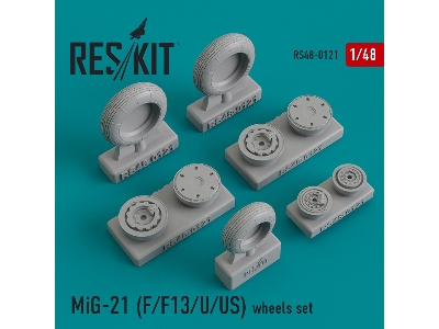 Mig-21 (F/F13/U/Us) Wheels Set - zdjęcie 1