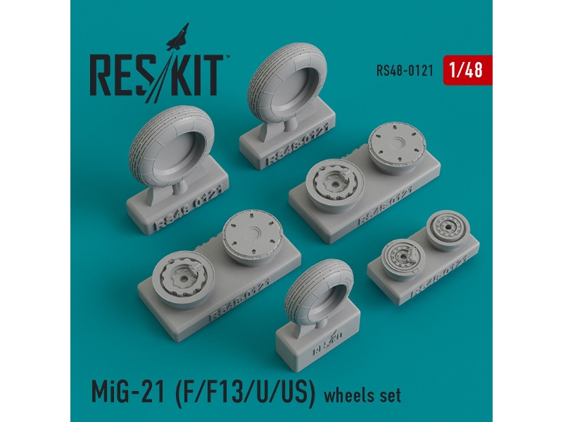 Mig-21 (F/F13/U/Us) Wheels Set - zdjęcie 1 Mig-21 (F/F13/U/Us) Wheels Set - zdjęcie 1