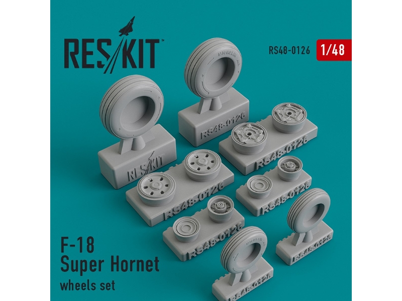 F-18 Super Hornet Wheels Set - zdjęcie 1