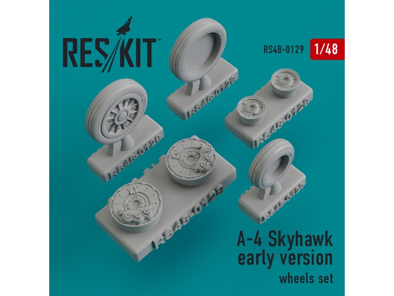 A-4 Skyhawk Early Version Wheels Set - zdjęcie 1 A-4 Skyhawk Early Version Wheels Set - zdjęcie 1