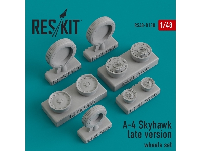 A-4 Skyhawk Late Version Wheels Set - zdjęcie 1