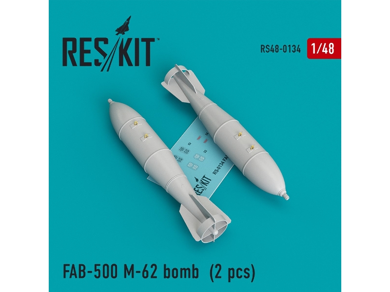 Fab-500 M-62 Bomb (2 Pcs) (Su-17, Su-22, Su-24, Su-25, Su-30, Su-34) - zdjęcie 1 Fab-500 M-62 Bomb (2 Pcs) (Su-17, Su-22, Su-24, Su-25, Su-30, Su-34) - zdjęcie 1