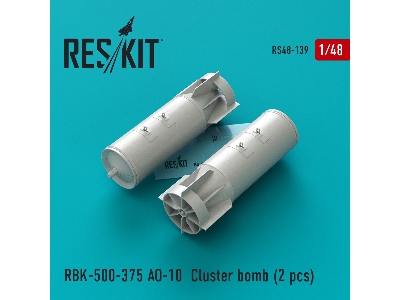 Rbk-500-375 &#1040;&#1054;-10 Cluster Bomb (2 Pcs) Su-17, Su-24, Su-25, Su-34, Mig-21, Mig-27 - zdjęcie 1