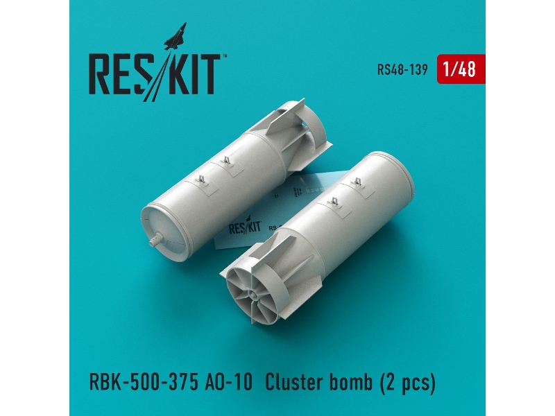 Rbk-500-375 АО-10 Cluster Bomb (2 Pcs) Su-17, Su-24, Su-25, Su-34, Mig-21, Mig-27 - zdjęcie 1 Rbk-500-375 АО-10 Cluster Bomb (2 Pcs) Su-17, Su-24, Su-25, Su-34, Mig-21, Mig-27 - zdjęcie 1