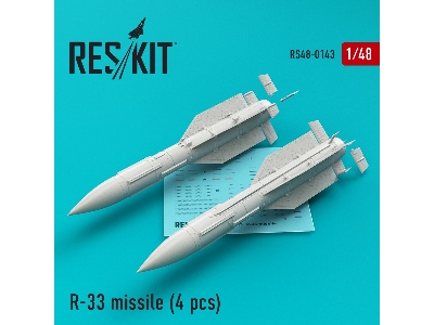 R-33 Missile (4 Pcs) Mig-31 - zdjęcie 1