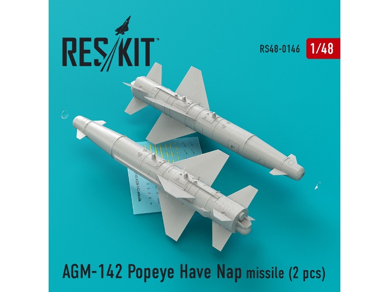 Agm-142 Popeye Have Nap Missile (2 Pcs) (F-4, F-15, F-16, F-111) - zdjęcie 1 Agm-142 Popeye Have Nap Missile (2 Pcs) (F-4, F-15, F-16, F-111) - zdjęcie 1