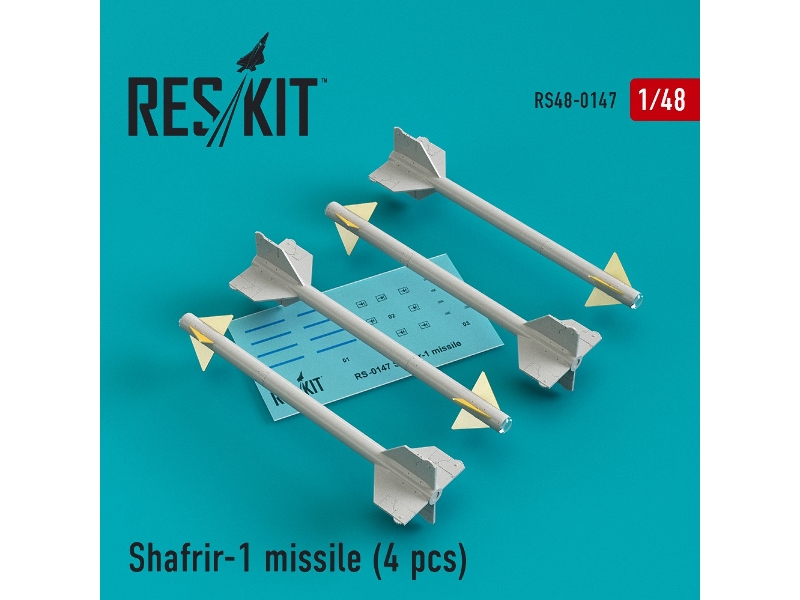 Shafrir-1 Missile (4 Pcs) (Mirage 3c, Mirage 3cj, Vautour Ii) - zdjęcie 1 Shafrir-1 Missile (4 Pcs) (Mirage 3c, Mirage 3cj, Vautour Ii) - zdjęcie 1