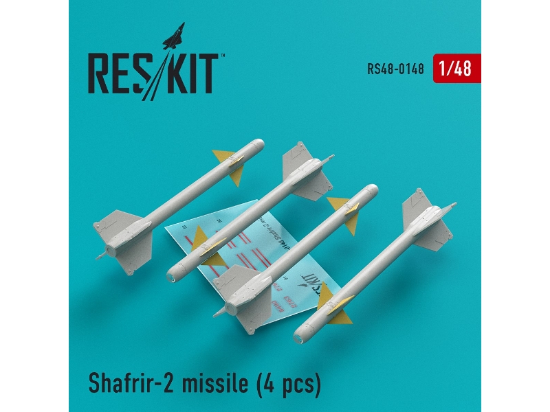 Shafrir-2 Missile (4 Pcs) (Mirage 3c, Mirage 3cj, Super Mystère) - zdjęcie 1 Shafrir-2 Missile (4 Pcs) (Mirage 3c, Mirage 3cj, Super Mystère) - zdjęcie 1