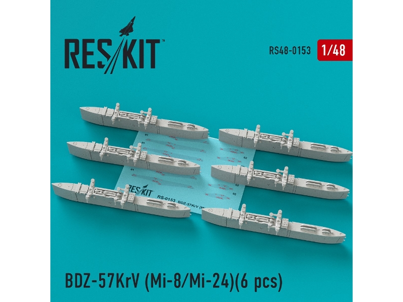 Bdz-57krv Racks (6 Pcs) (Mi-8/Mi-24) - zdjęcie 1 Bdz-57krv Racks (6 Pcs) (Mi-8/Mi-24) - zdjęcie 1