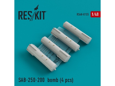 Sab-250-200 Bomb (4 Pcs) Su-7, Su-17, Su-24, Su-25, Su-27, Su-30, Su-34, Mig-21, Mig-27, Yak-38, Jak-130 - zdjęcie 1