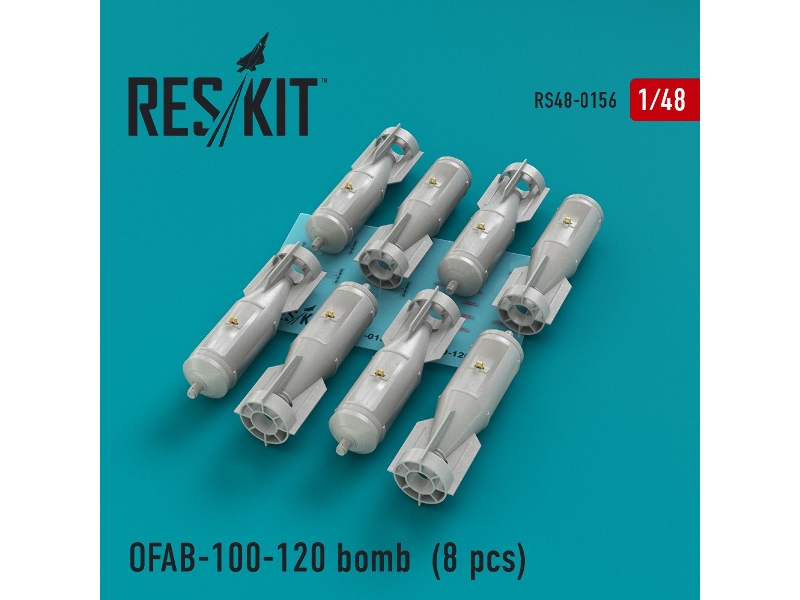 Ofab-100-120 Bomb (8 Pcs) Su-7, Su-17, Su-24, Su-25, Su-27, Su-30, Su-34, Mig-21, Mig-27, Yak-38, Jak-130 - zdjęcie 1